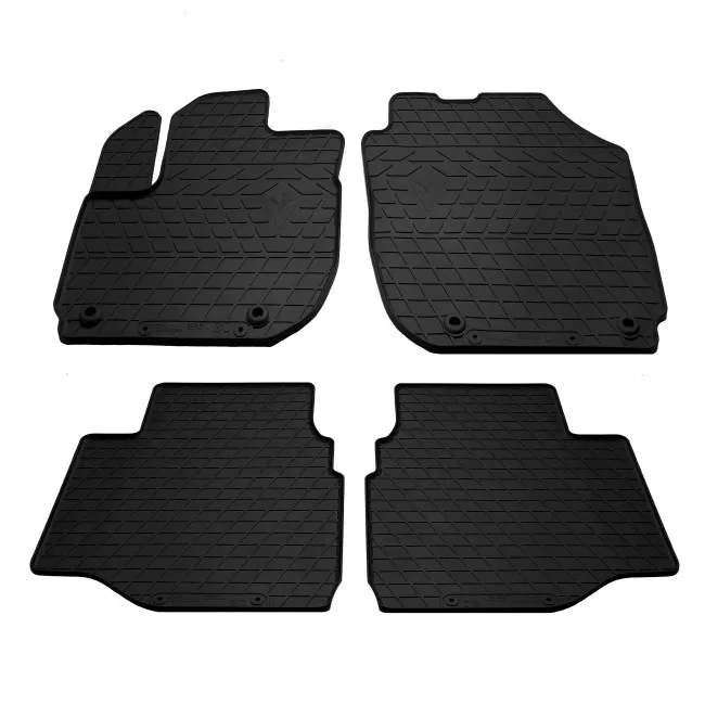 Автоковрики Stingray HONDA HR-V 13- (design 2016) 4шт черные (1008144)