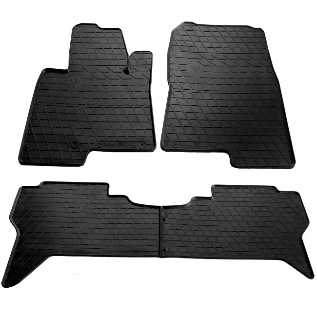 Автоковрики Stingray MITSUBISHI Pajero Wagon III (V60) 99- (design 2016) 4шт черные (1013184)