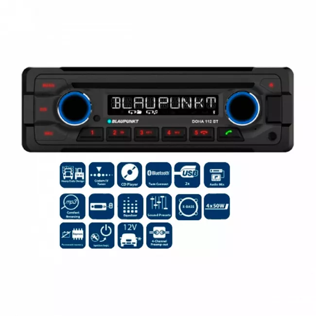 Автомагнитола Blaupunkt Dublin 112BT (00000000881)
