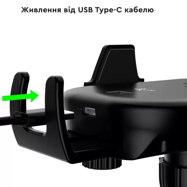 Держатель Qi Airon AirCharge автомобильный для мобильных устройств (6126755803217)