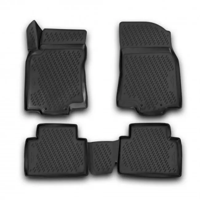 CARNIS00059 Коврики 3D в салон NISSAN X-Trail, 03/2015->, 4 шт. (полиуретан)