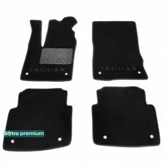 Двухслойные коврики Sotra Premium 10mm Black для Jaguar I-Pace (mkI) 2018-> (ST 08999-CH-Black)