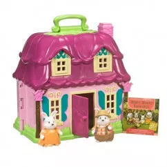 Игровой набор Li'l Woodzeez Цветочный дом и Семья Кроликов (6103M)