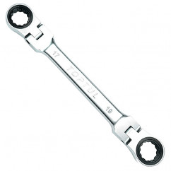 Ключ TOPTUL накидной с трещоткой и шарниром 16х18мм (AOAE1618)