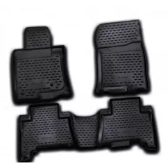 Килимки в салон TOYOTA Land Cruiser Prado, 5 місць, 12/2009-2013, 4 шт. (поліуретан) (NLC.48.28.210 k)