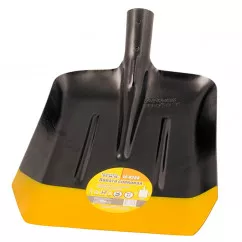 Лопата совковая 235*285*360 мм черно-желтая покраска 0,9 кг MASTERTOOL (14-6256)