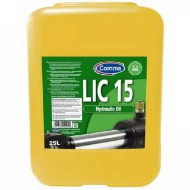 Гідравлічна олива COMMA LIC 15 HYDR. Oil 25л (A9CC67)