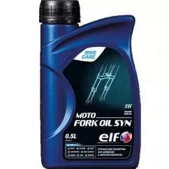 Масло гидравлическое ELF MOTO FORK OIL SYN 5W 0,5л