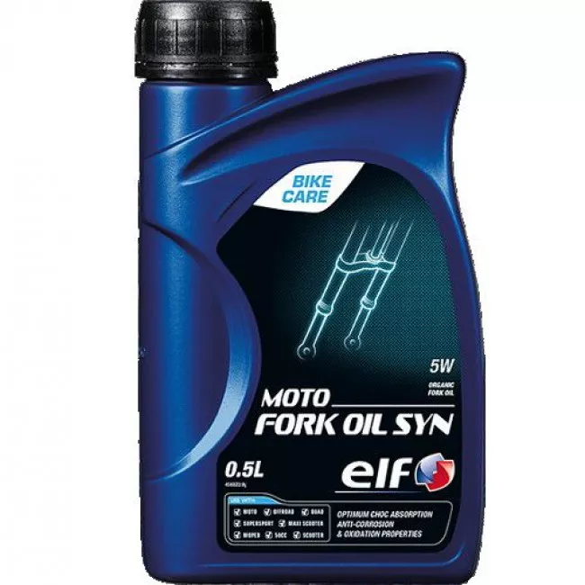 Гідравлічна олива Elf MOTO FORK Oil SYN 5W 0,5 л (194975)