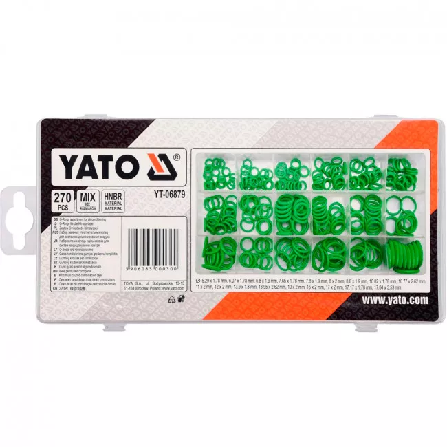 Набор резиновых колец YATO (YT-06879)