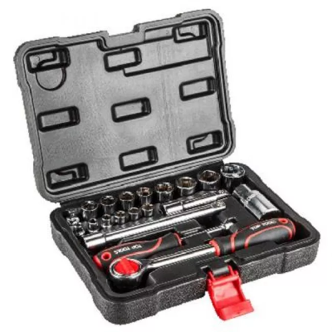 Набір торцевих головок Top Tools 1/4", 3/8" 20 предметів (38D520)