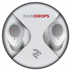 Наушники 2E RainDrops True Wireless Waterproof Mic White (2E-EBTWRDWT)