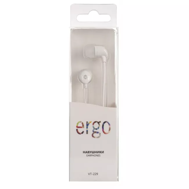 Наушники ERGO VT-229 Белый (PI229W)