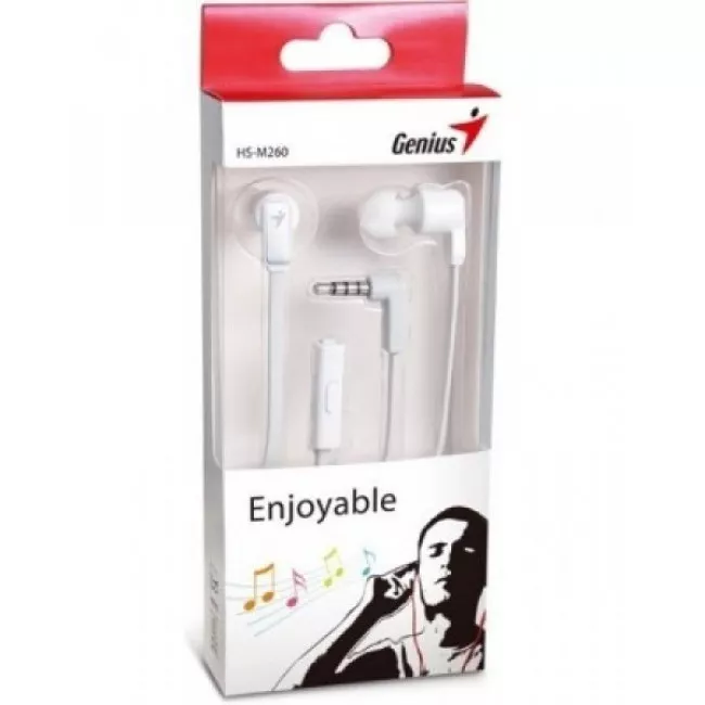 Навушники Genius HS-M260. Mic White (31710194101)