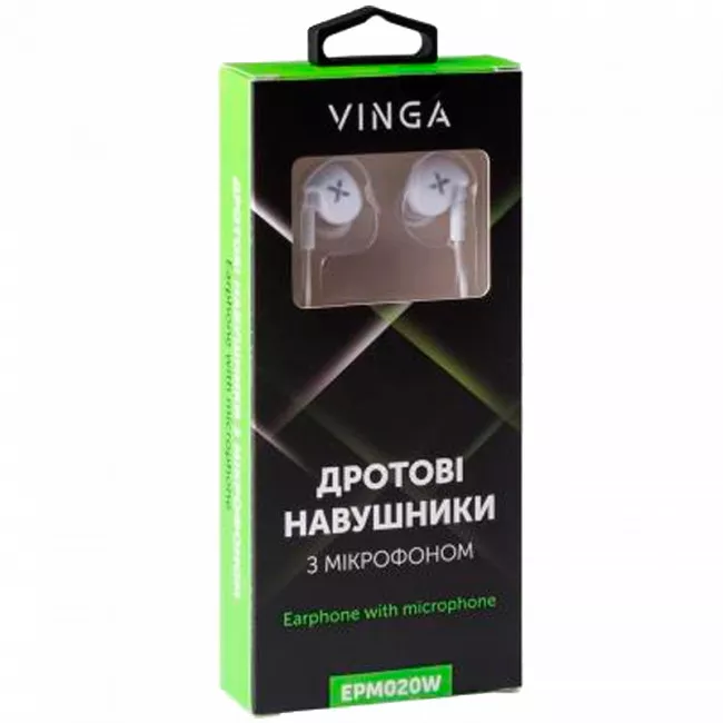 Наушники Vinga EPM020 White (EPM020W)