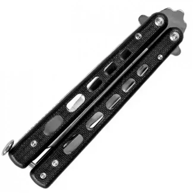 Нож бабочка, балисонг Boker Plus Balisong Small (длина: 185мм, лезвие: 82мм) черный (227-1139_small)