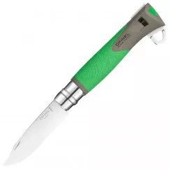 Нож складной, мультитул Opinel №12 Explore (280мм, 3 функции), зеленый (232-1014_green)