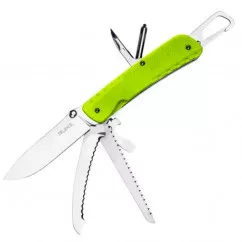 Нож складной, мультитул Ruike Trekker LD43 (114мм, 15 функций), зеленый (244-1005)
