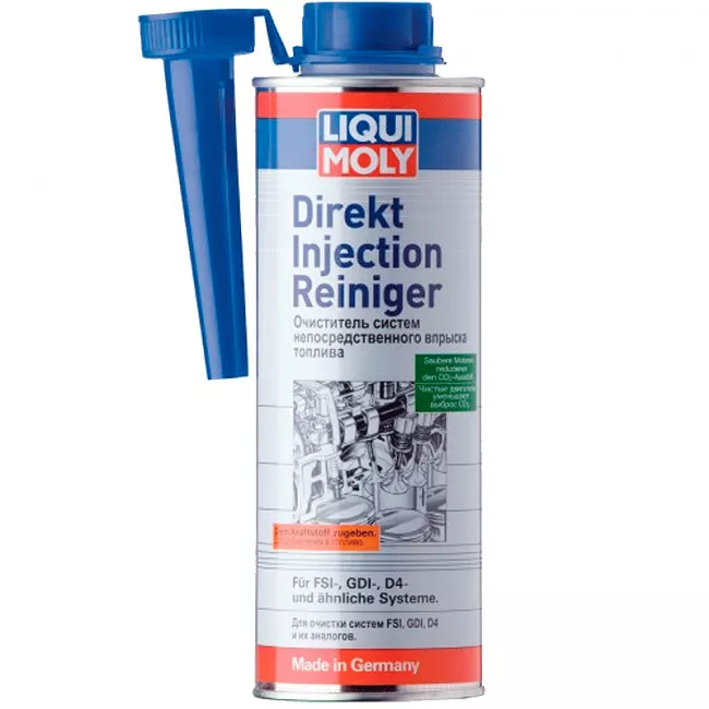 Очиститель бензиновой системы Liqui Moly Direkt Injection Reiniger непосредственно впрыска топлива 0,5 л (7554) Очиститель бензиновой системы Liqui Moly Direkt Injection Reiniger непосредственно впрыска топлива 0,5 л (7554)