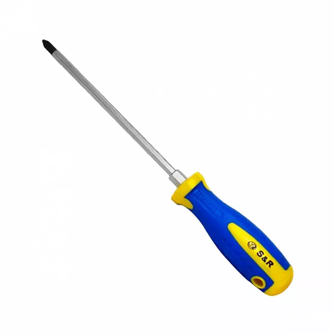 Викрутка посилена S&R PH 2 x 150 мм S2 (250184704) Викрутка посилена S&R PH 2 x 150 мм S2 (250184704)