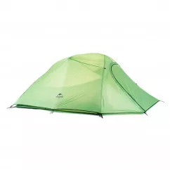 Палатка двухместная с футпринтом NatureHike Сloud Up 2 Updated NH17T001-T 210T зеленая