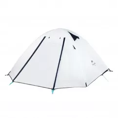 Палатка трехместная NatureHike P-Series NH18Z033-P 210T/65D белая