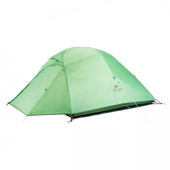 Палатка трехместная с футпринтом NatureHike Cloud Up 3 Updated NH18T030-T 210T зеленая (6927595730621)