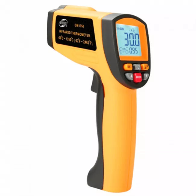 Пирометр инфракрасный бесконтактный BENETECH -30~1350℃ (GM1350) Пирометр инфракрасный бесконтактный BENETECH -30~1350℃ (GM1350)