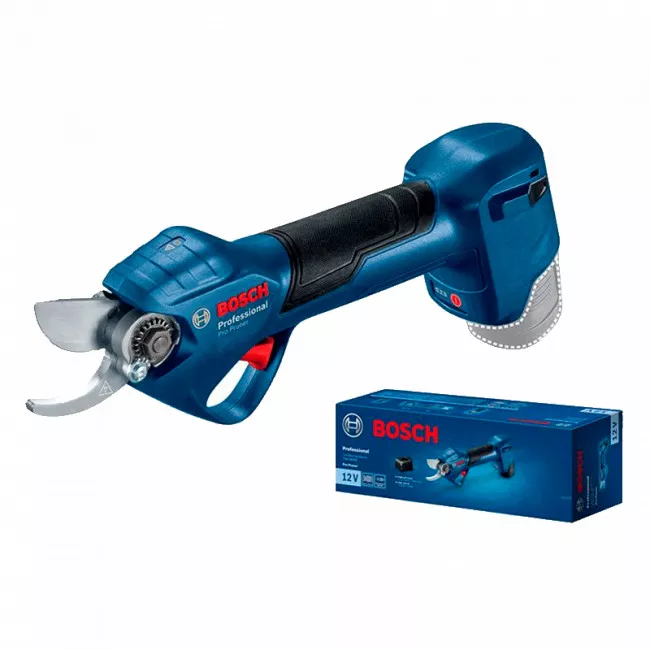 Секатор Bosch Pro Pruner SOLO акумуляторний, 12В, 3.0 Аг, до 25мм, 1кг (0.601.9K1.020)