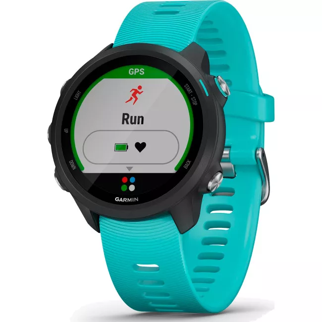 Спортивний годинник Garmin Forerunner 245 Music Black/Aqua (010-02120-32)