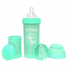 Twistshake антиколиковая бутылочка 260мл, мятная (69865) (78257)