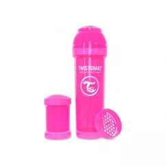 Twistshake антиколікова пляшечка 330 мл, рожева (24858) (78013 )