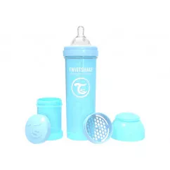 Twistshake антиколиковая бутылочка 330мл, светло-голубая (69871) (78262)
