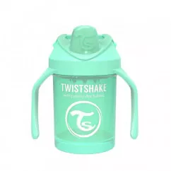 Twistshake "Мини" чашка с ручками 230мл 4+мес, мятная (69879) (78269)