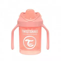 Twistshake "Мини" чашка с ручками 230мл 4+мес, светло-персиковая (69883) (78318 )