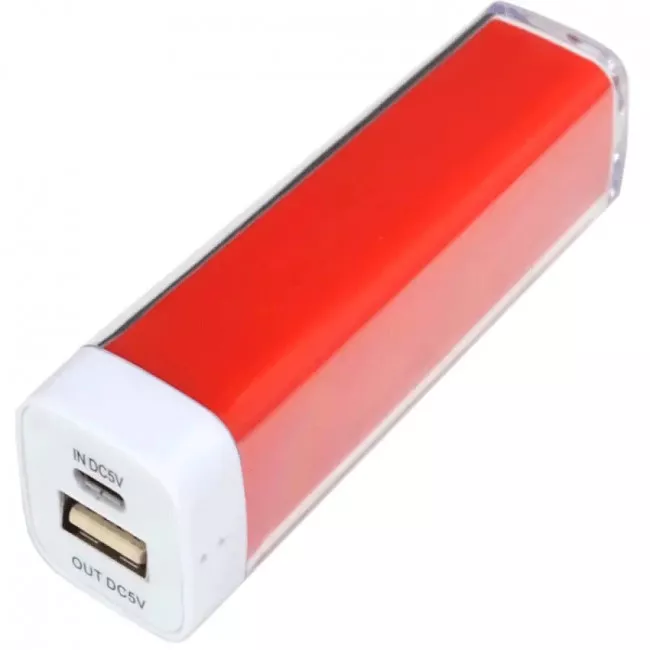 Зовнішній зарядний пристрій Power Bank DOCA D-Lipstick HT-2600 (2600mAh), червоний (111-1015red)