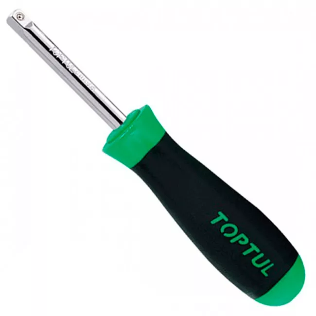 Вороток-отвертка TOPTUL 1/4" 150мм (резиновая ручка) (CAIP0816)