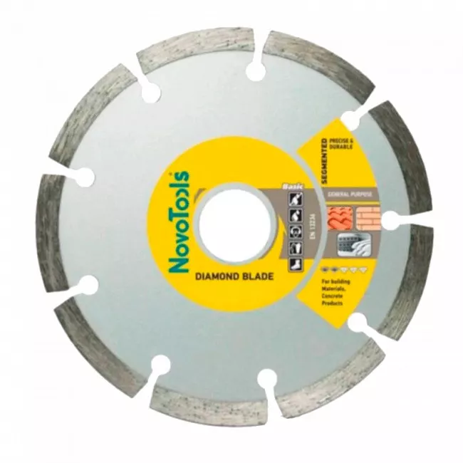 Алмазный круг NovoTools Basic 230 мм*7 мм*22,23 мм Плитка (DBB230/S) (134255) Алмазный круг NovoTools Basic 230 мм*7 мм*22,23 мм Плитка (DBB230/S) (134255)
