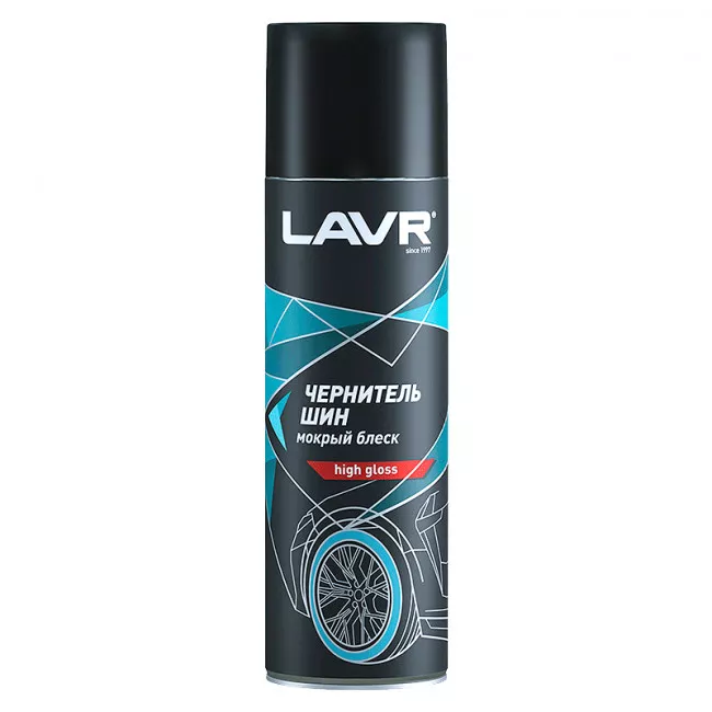 Чорнювач шин LAVR Tire shine 650мл (Ln1427) Чорнювач шин LAVR Tire shine 650мл (Ln1427)