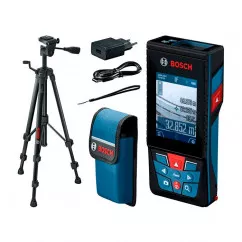 Дальномер лазерный Bosch GLM 120 C + штатив BT 150, 0.08-120 м, Bluetooth (0.601.072.F01)