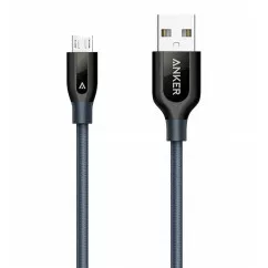 Дата кабель Anker USB 2.0 AM to Micro 5P 0.9m V3 Powerline+ Gray (A8142HA1/A8142GA1)