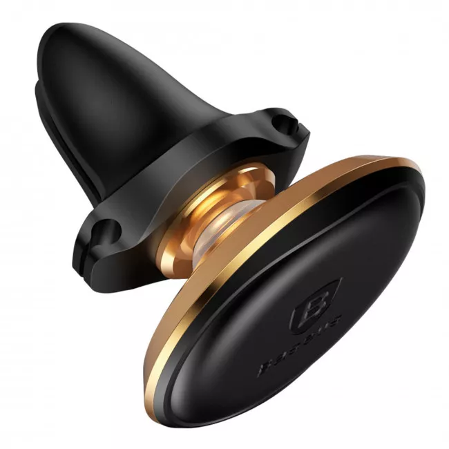 Утримувач автомобільний Baseus Magnetic Air Vent Car Mount With Cable Clip (005202) (161050014)