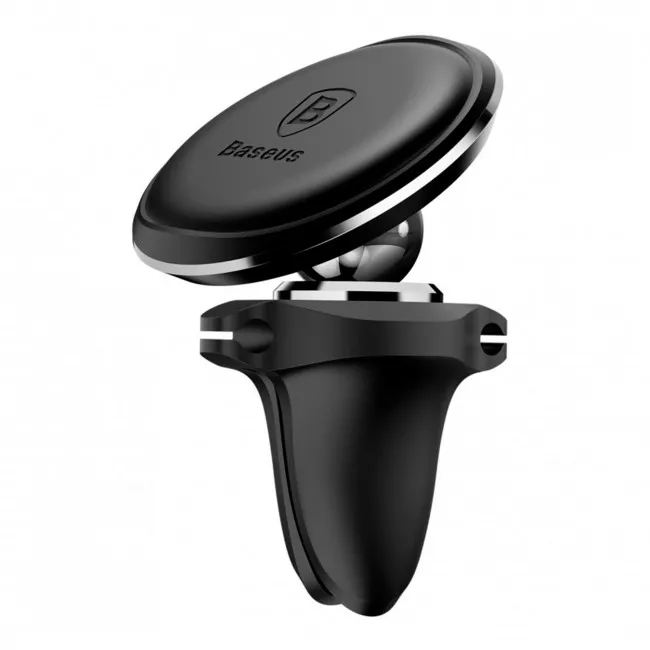 Держатель автомобильный Baseus Magnetic Air Vent Car Mount With Cable Clip Black (SUGX-A01)(161050001) Держатель автомобильный Baseus Magnetic Air Vent Car Mount With Cable Clip Black (SUGX-A01)(161050001)