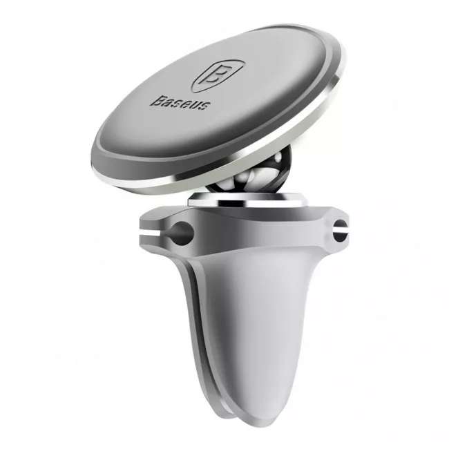 Держатель автомобильный Baseus Magnetic Air Vent Car Mount With Cable Clip Silver (SUGX-A0S)(161050012) Держатель автомобильный Baseus Magnetic Air Vent Car Mount With Cable Clip Silver (SUGX-A0S)(161050012)