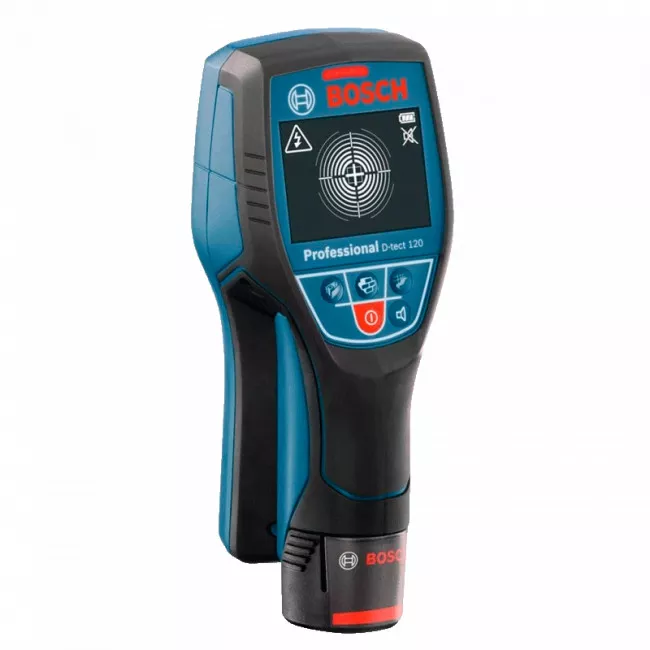 Детектор Bosch D-tect 120 аккумуляторный, до 120мм, ± 10 мм, 12В, 1.5Ач, L-BOXX 136 (0.601.081.301) Детектор Bosch D-tect 120 аккумуляторный, до 120мм, ± 10 мм, 12В, 1.5Ач, L-BOXX 136 (0.601.081.301)