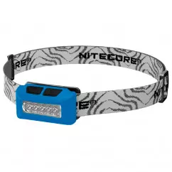 Фонарь налобный Nitecore NU10, синий (6-1231-blue)