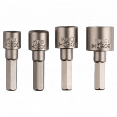 Головки торцевые Bosch 1/4", набор 4 шт, 7,8,10,13 мм (2.609.255.904)