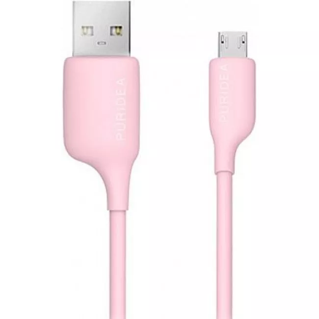 Кабель PURIDEA L02 - Micro USB - 1.2 m Pink (LO2-USB Pink) Кабель PURIDEA L02 - Micro USB - 1.2 m Pink (LO2-USB Pink)