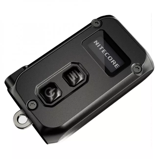 Мощный наключный фонарик с LED дисплеем Nitecore TINI 2 (USB Type-C), серый (6-1432_2_grey)