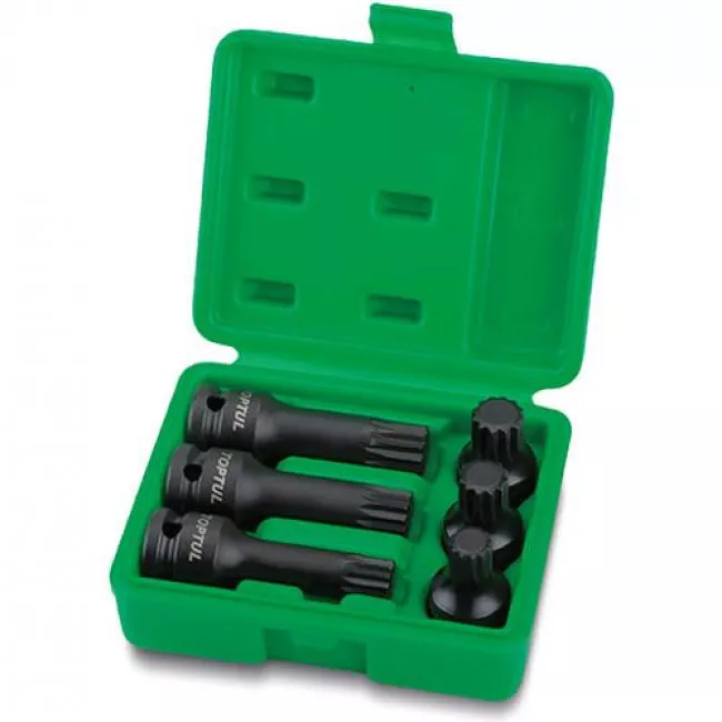 Набор головок ударных Toptul 1/2" SPLINE M14-M18 6шт (GDAI0601)